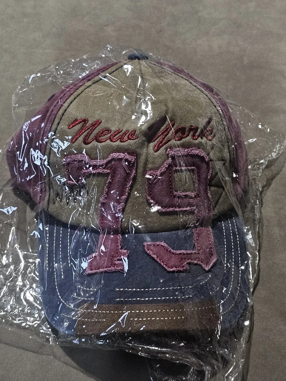 Vintage Hat For Men & Women - Adjustable Embroidered Pink, Blue, Olive